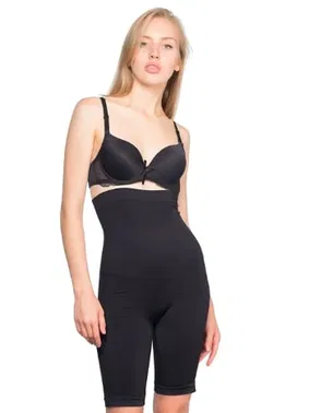 Pera Fitol Uzun Paçalı Siyah Korse Pera Fitol 8003