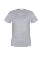 V Yaka Gri Erkek T-shirt Darkzone DZN8613 görsel 6