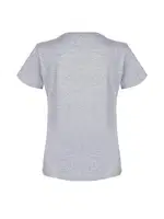 V Yaka Gri Erkek T-shirt Darkzone DZN8613 görsel 7