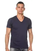 V Yaka Lacivert Erkek T-shirt Darkzone DZN8614