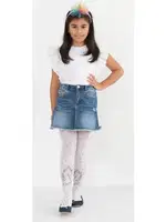 Veran Taç Takım Çocuk Külotlu Çorap Beyaz Daymod D2142063 Beyaz farklı açı