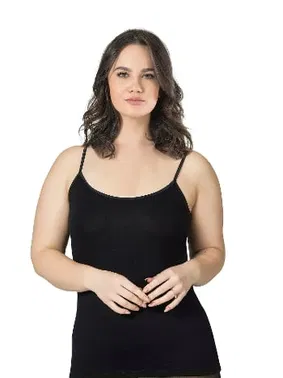 Özkan Viskon İp Askılı Biyeli Yumuşak İnce Askılı Büyük Beden Kadın Atlet Özkan 25923 