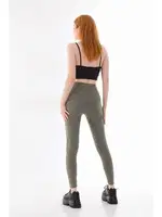 Çağla Geniş Fitilli Şardonlu Kadın Tayt Vogsing 345 Çağla Yeşili farklı açı