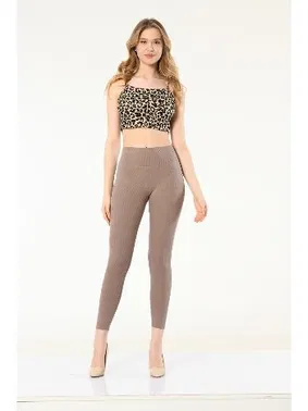 Vogsing Vizon Fitilli Dalgıç Yüksek Bel Bayan Tayt Vogsing 374