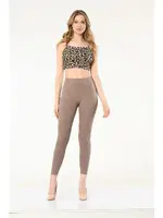 Vizon Fitilli Dalgıç Yüksek Bel Bayan Tayt Vogsing 374 Vizon