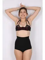 Wo&gi 4005 Dikişsiz Bant Lastikli Toparlayıcı Siyah farklı açı