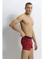 Wooster Erkek Boxer Red And Strech Cotton W-045 - 3 Adet Görsel detay görünüm