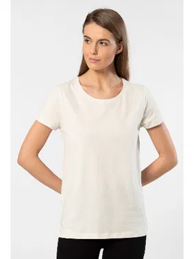 Wtshirt Kısa Kollu Bisiklet Yaka Wtshirt London Kadın Tshirt