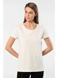 Wtshirt Kısa Kollu Bisiklet Yaka Wtshirt London Kadın Tshirt