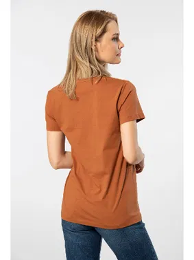 Wtshirt Derin V Yaka Kısa Kollu Kadın Tshirt Wtshirt Milano - Alternatif Görünüm