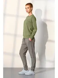 Doreanse Yeşil Sweatshirt Gri Jogger Kadın Eşofman Takımı Doreanse 25K4049