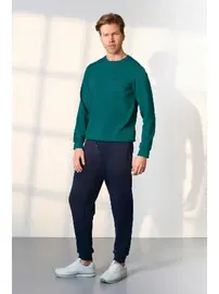 Doreanse Yeşil Sweatshirt Lacivert Jogger Erkek Eşofman Pijama Takımı Doreanse 25K4549