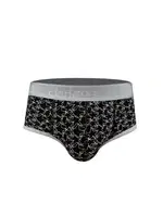 Yıldız Desenli Siyah Hipster Erkek Slip  Darkzone DZN6121