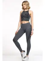 Yüksek Bel File Detaylı Kadın Spor Tayt Miorre 001-016344 Antrasit