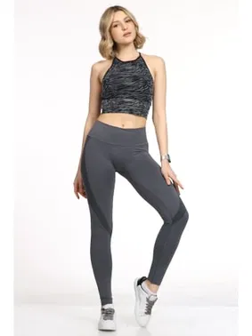 Miorre Yüksek Bel File Detaylı Kadın Spor Tayt Miorre 001-016344 - Alternatif Görünüm