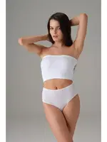 Yüksek Bel Pamuk Kadın Külot Slip Doreanse 7173 Beyaz