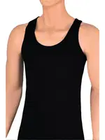 %100 Pamuk Erkek Kaşkorse Atlet ÖTS 1224 Siyah farklı açı