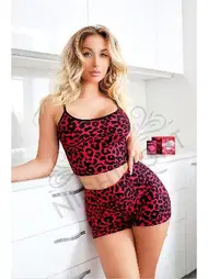 NightLight Zebra Desen Şort Takım NightLight 1082