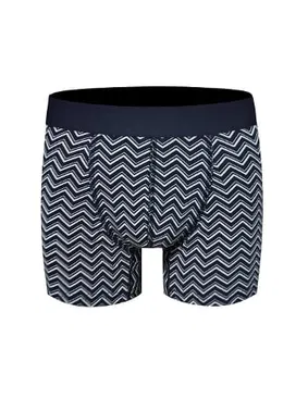 Darkzone Zikzak Desenli Lacivert Erkek Boxer Darkzone DZN2640