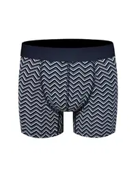 Darkzone Zikzak Desenli Lacivert Erkek Boxer Darkzone DZN2640