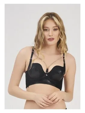 Moonlight Zincirli Deri Sütyen Moonlight 2214