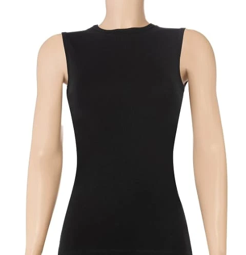 3'lü Paket Likralı Sıfır Kol Kadın Siyah Atlet Yıldız 2236