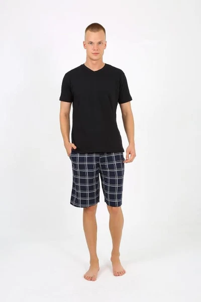 2 İplik Penye Tek Alt Erkek Şort Lacivert Akbeniz 27550