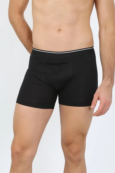 Erkek Pamuk Likralı Siyah 40133