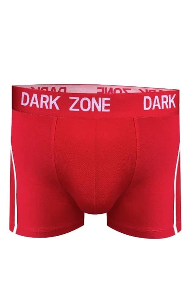 Beyaz Çizgili Kırmızı Erkek Boxer Darkzone DZN3106