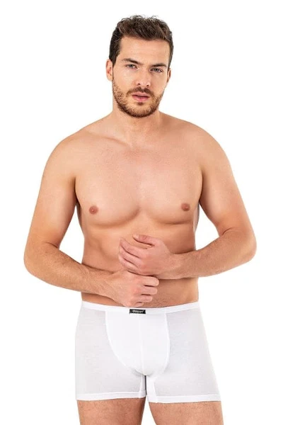 Beyaz Erkek Pamuklu Modal Boxer Özkan 11897