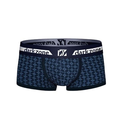 Biyeli Desenli Lacivert Erkek Boxer Darkzone DZN3218