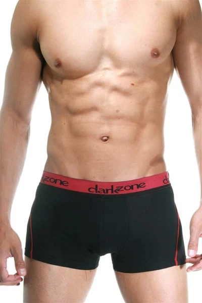 Bordo Çizgili Siyah Erkek Boxer Darkzone DZN3101