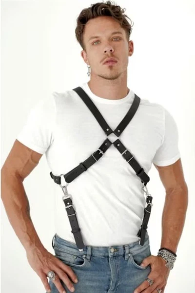 Çapraz Göğüs Erkek Harness missisX 88069