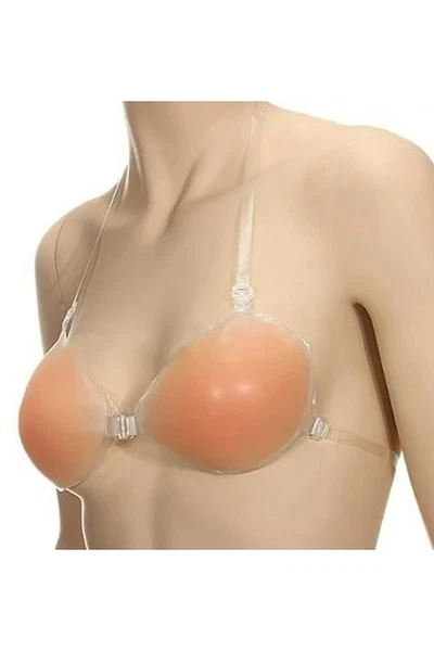 Destekli Yapışkanlı Silikon Sütyen Yeni İnci 8901