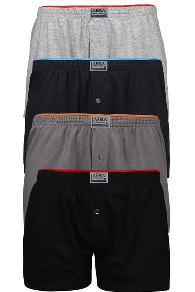 Düğmeli Havlu Bel Boxer 4'lü Paket Arma Yıldız 1140 - 4 ADET