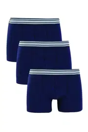 Erkek Boxer Lacivert 3'Lü Set Darkzone DZN3333LCV