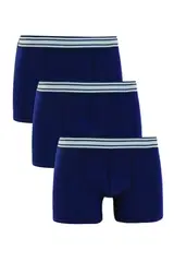 Erkek Boxer Lacivert 3'Lü Set Darkzone DZN3333LCV