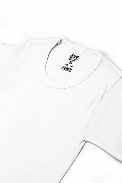 Erkek Çocuk Bisiklet Yaka T-shirt %100 Pamuk ÖTS 7009 - 6 ADET