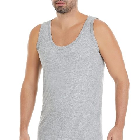 Erkek Gri 6'lı Paket %100 Pamuk Atlet Yıldız Çamaşır 136