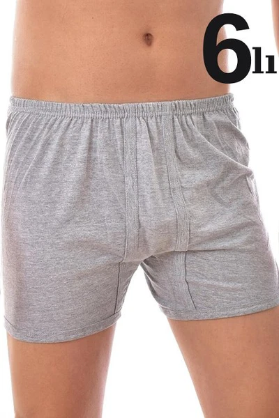Erkek Gri Arjantin Paçalı Boxer 6lı Paket Arma Yıldız 1005 - 6 ADET