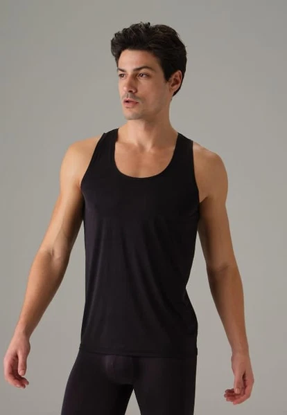 Erkek %85 Polyamid Geniş Askı Spor Atlet Doreanse 2313