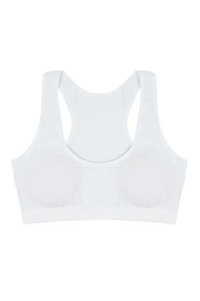 Genç Kız Büstiyer Pedli Likralı Sporcu Atleti %96 Pamuk ÖTS 6400 - 6 ADET