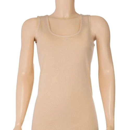 Kalın Askılı Ten 3'lü Paket Pamuk Kadın Atlet Yıldız 2039