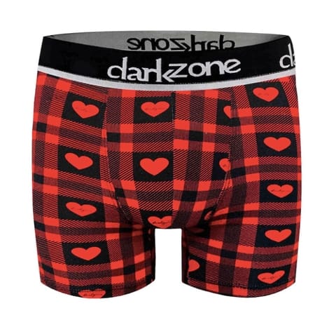 Kalp Desenli Sevgililer Günü Erkek Boxer Darkzone DZNVD1101