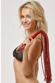 Kırmızı Fantazi Kırbaç Harness missisX 6033