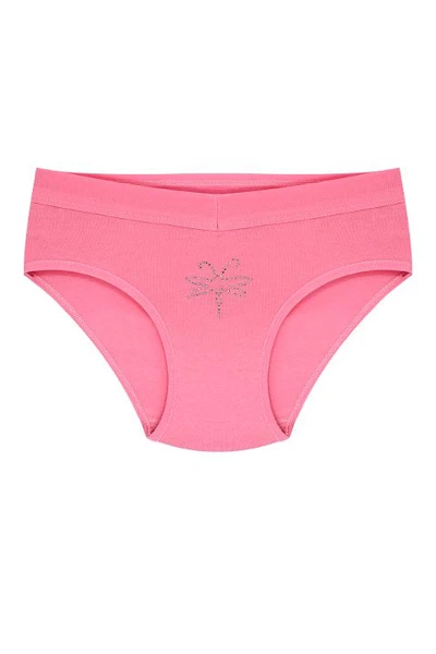 Kız Çocuk Külot Likralı Taş Baskılı Renkli ÖTS 8226 - 6 ADET