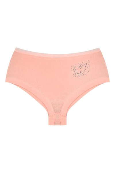 Kız Çocuk Külot Likralı Yüksek Bel Taş Baskılı ÖTS 8238 - 6 ADET