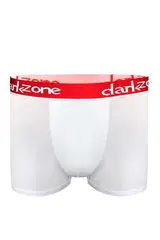 Klasik Önü Torbalı Beyaz Erkek Boxer Darkzone DZN2322