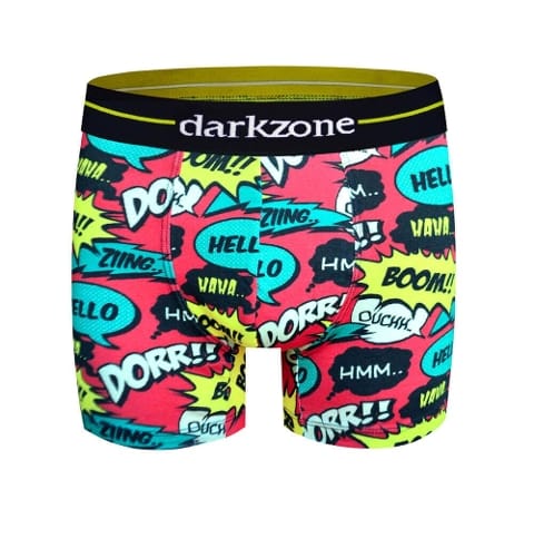Komik Desenli Boxer (Dijital Baskılı) Darkzone DZN2076