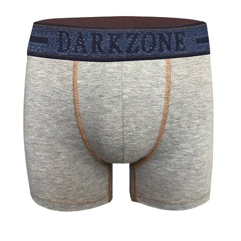Kot Lastiği Desenli Gri Erkek Boxer Darkzone DZN2903
